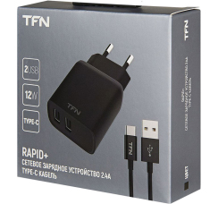 TFN RAPID+ 2.4A сетевое зарядное устройство