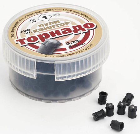 Пули для пневматики "Торнадо" (калибр 4,5мм, 0,23 гр., 300 шт.)