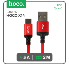 Hoco X14 Times Speed кабель (USB/Type-C, 3А, 2 метра)