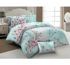 Комплект постельного белья "Бабочки в цветах"