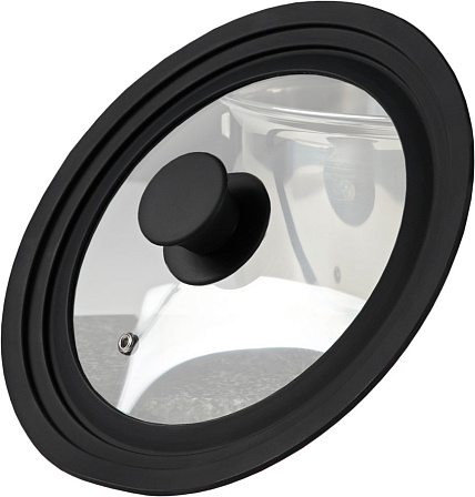 Крышка универсальная с силиконовым ободком (d=20/22/24 см)