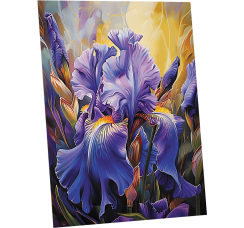 Алмазная мозаика ?Ирисы? (40?50 см)