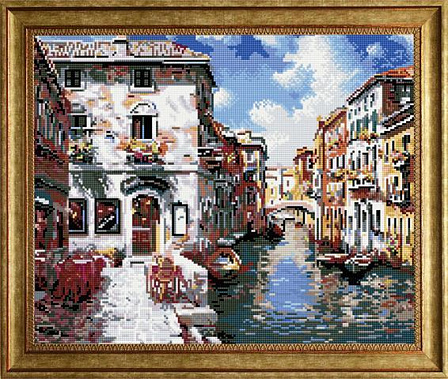 Алмазная мозаика "Венеция" 40х50 см