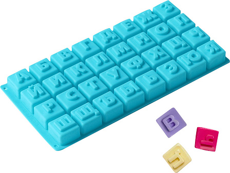 Форма силиконовая "Алфавит" (35х18х3 см)