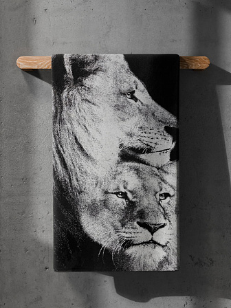 ЭТЕЛЬ полотенце махровое ?Львы? (70х130 см)