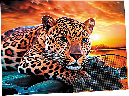 Алмазная мозаика ?Гепард? (50?40 см)