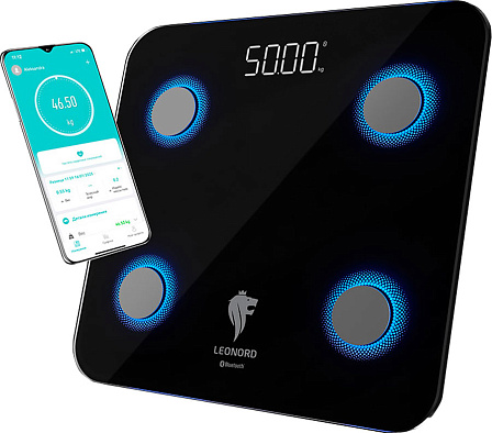 LEONORD LE-1273 Bluetooth весы напольные