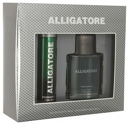 Подарочный набор "Alligatore" (мужская туалетная вода + дезодорант)