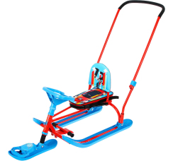 Снегокат "Twiny" со спинкой и родительской ручкой