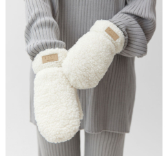 Варежки женские на искусственном меху "Warm"