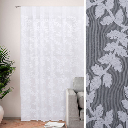 ЭТЕЛЬ тюль "Ветка сакуры" (250х250 см)