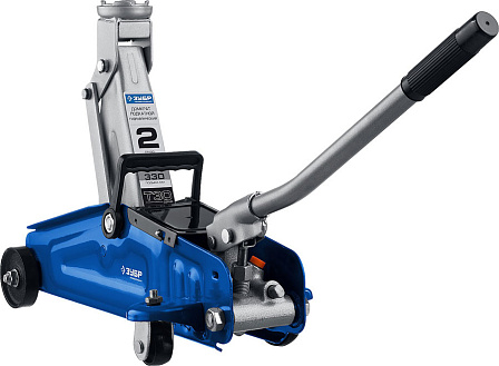 ЗУБР "Профессионал" Т-30 домкрат подкатной (2 тонны)