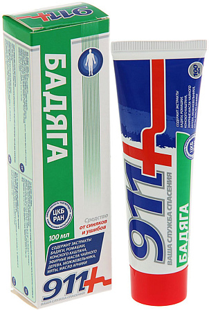 Средство от синяков и ушибов "Бадяга" (100 мл)