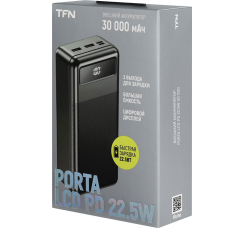 TFN Porta LCD PD внешний аккумулятор (30000 mAh)