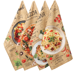 ЭТЕЛЬ набор кухонных полотенец "Italian food" (4 шт.)