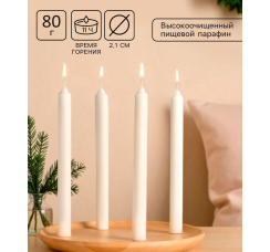 Набор хозяйственных свечей (4 шт.)