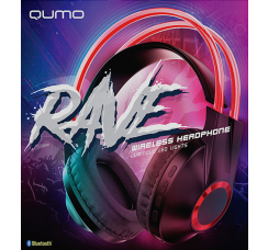 QUMO Party Rave RED bluetooth-стереогарнитура