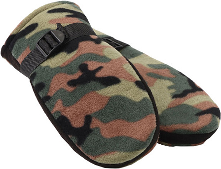 Варежки флисовые зимние