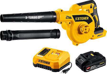 STEHER BLB-200-21 воздуходувка-пылесос аккумуляторная