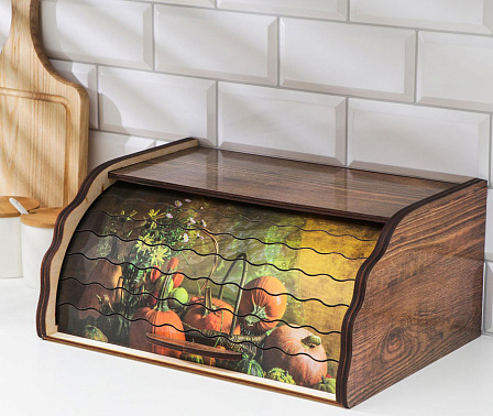 Хлебница деревянная ?Поляна?