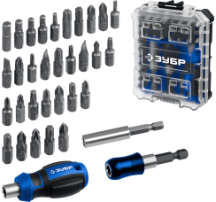 ЗУБР "Профессионал" отвертка с насадками "Компакт 34"