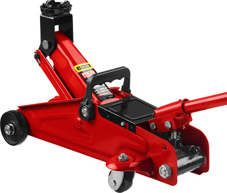 STAYER "RED FORCE" домкрат подкатной (2 тонны)