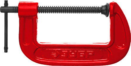 ЗУБР струбцина усиленная чугунная (100 мм)