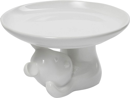 Блюдо керамическое для подачи "Мишка"