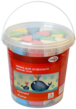 Набор мелков для асфальта (15 шт.)