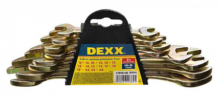 DEXX набор рожковых ключей (8 шт.)