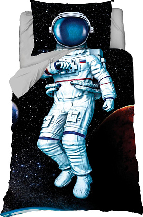 ЭТЕЛЬ постельное бельё 1,5 сп. "Astronaut"