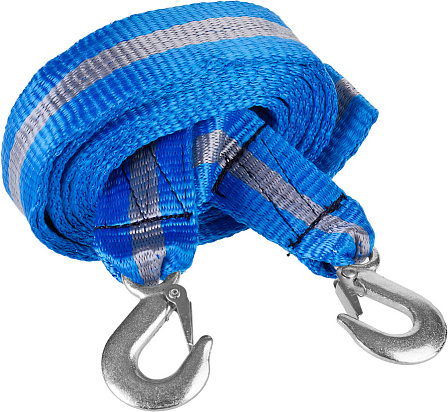 ЗУБР "Эксперт" трос буксировочный усиленный (7 тонн)