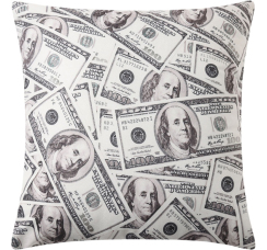 ЭТЕЛЬ подушка декоративная "Dollars" (40?40 см)