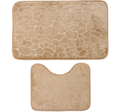 Коврики для ванной и туалета "Ракушки" (2 шт.)