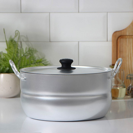 Кастрюля алюминиевая (6 литров)