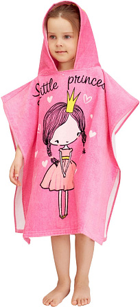 Полотенце-пончо махровое "Принцесса" (60х120 см)