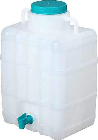 Канистра-умывальник пищевая пластиковая (15 литров)